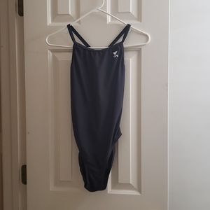 Womens TYR Diamond Back Swimsuit, Size 34, Black.